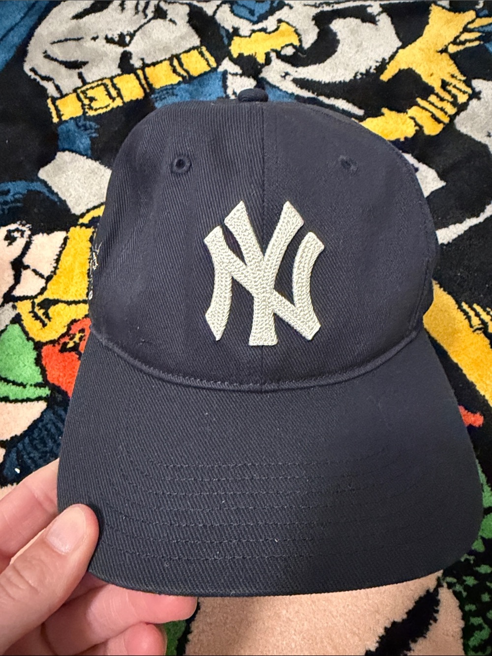 Kith Yankees Navy Cap with White NY Logo